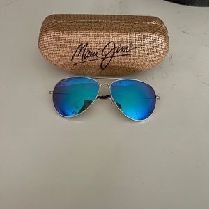 Maui Jim maverick polarized aviator sunglasses